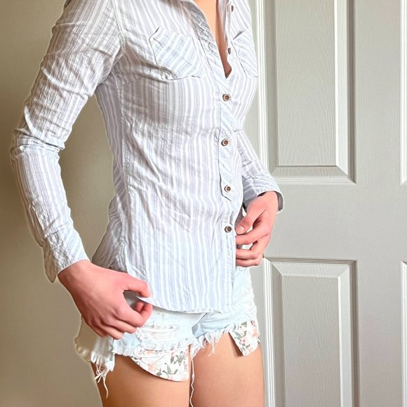 Maison Scotch Cotton Dress Shirt - Picture 3 of 5